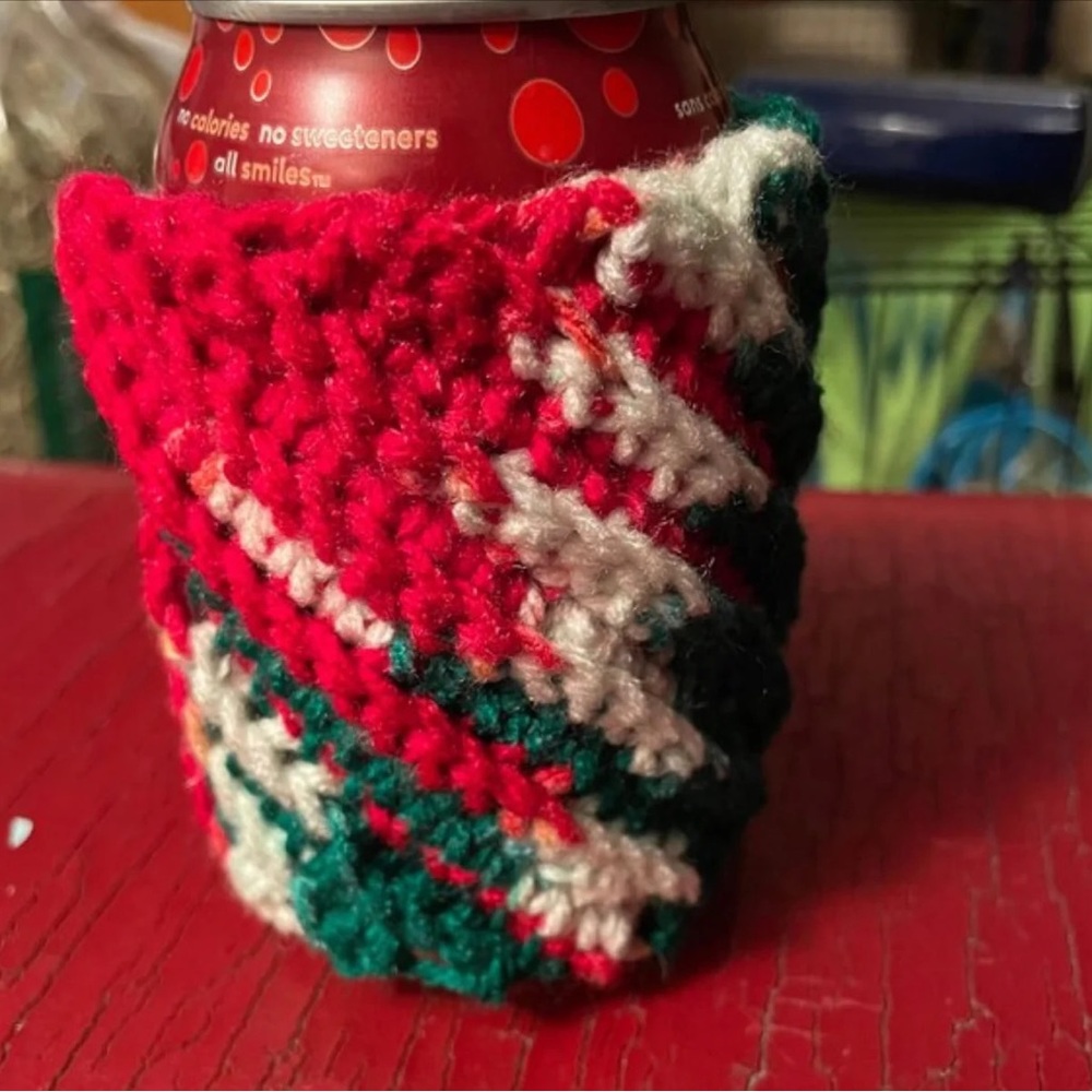 Peppermint Twist Cup Cozie